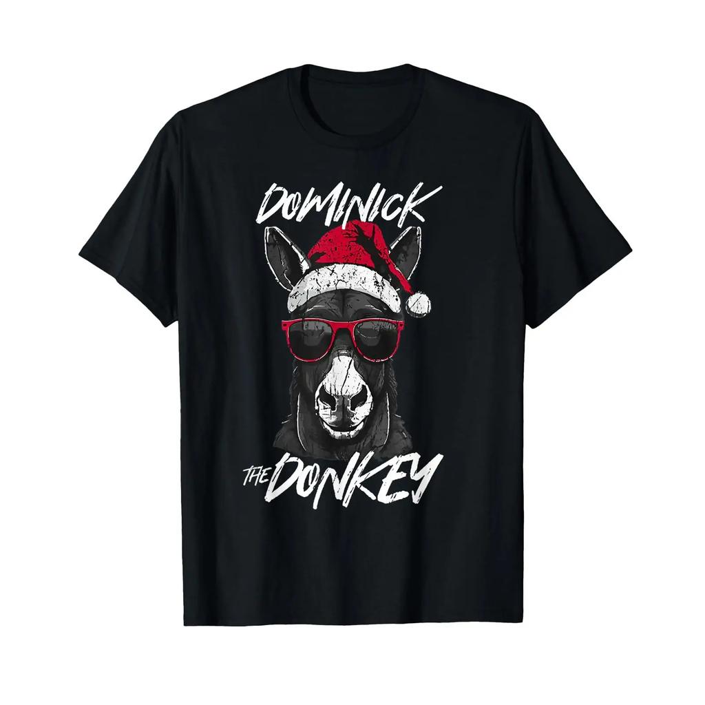 Dominick The Donkey T Shirt vintage Washed Unisex Stylish fashion Versatile Top For Everyday Wear graphic streetwear homme