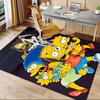 1pc Simpsons Family Adventure Carpet for Playroom Bedroom Living Room Sofa Home Decor,kids Game Area Rug Non-slip Floor Mat Y82661