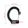 5Pcs Plastic Snap Clip Hook Camping Carabiner Buckle Outdoor Tent Accessories Multifunction Snap Hook Camping Equipment