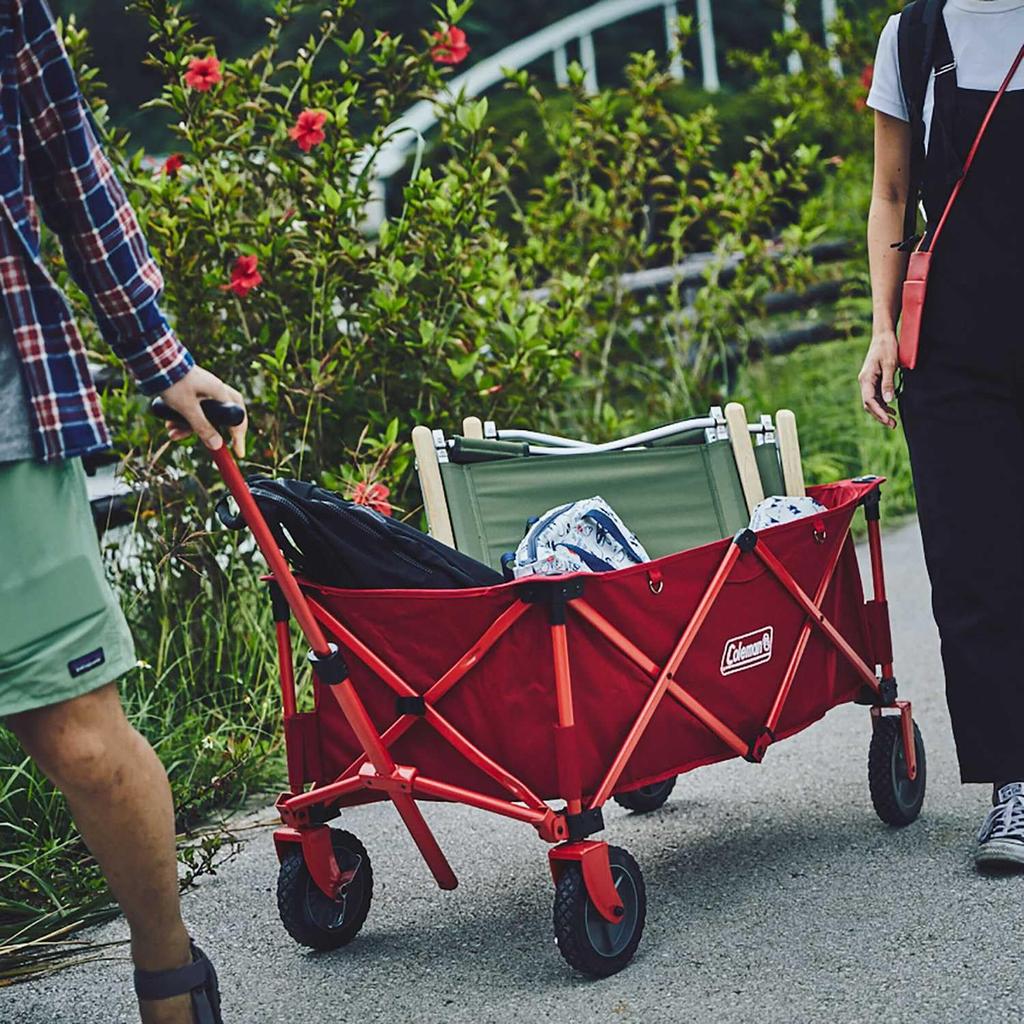 Тележка для переноски Coleman Carry Cart Outdoor Wagon Грузоподъемность около 100 кг со стопором Компактное хранение