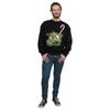 Star Wars Mens Yoda Christmas Candy Cane Sweatshirt