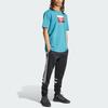 Adidas Originals Sunset Graphic Tee T Shirt Men's Arctic Ocean Blue JF2856