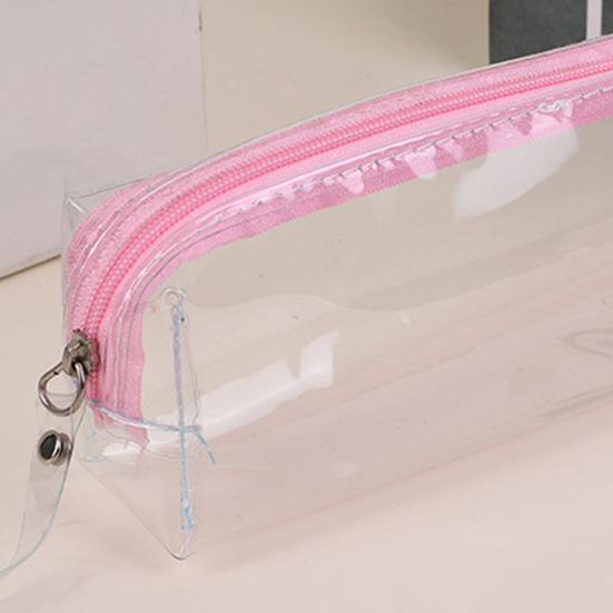 Прозрачная сумка для карандашей Портативная мешка на молнии