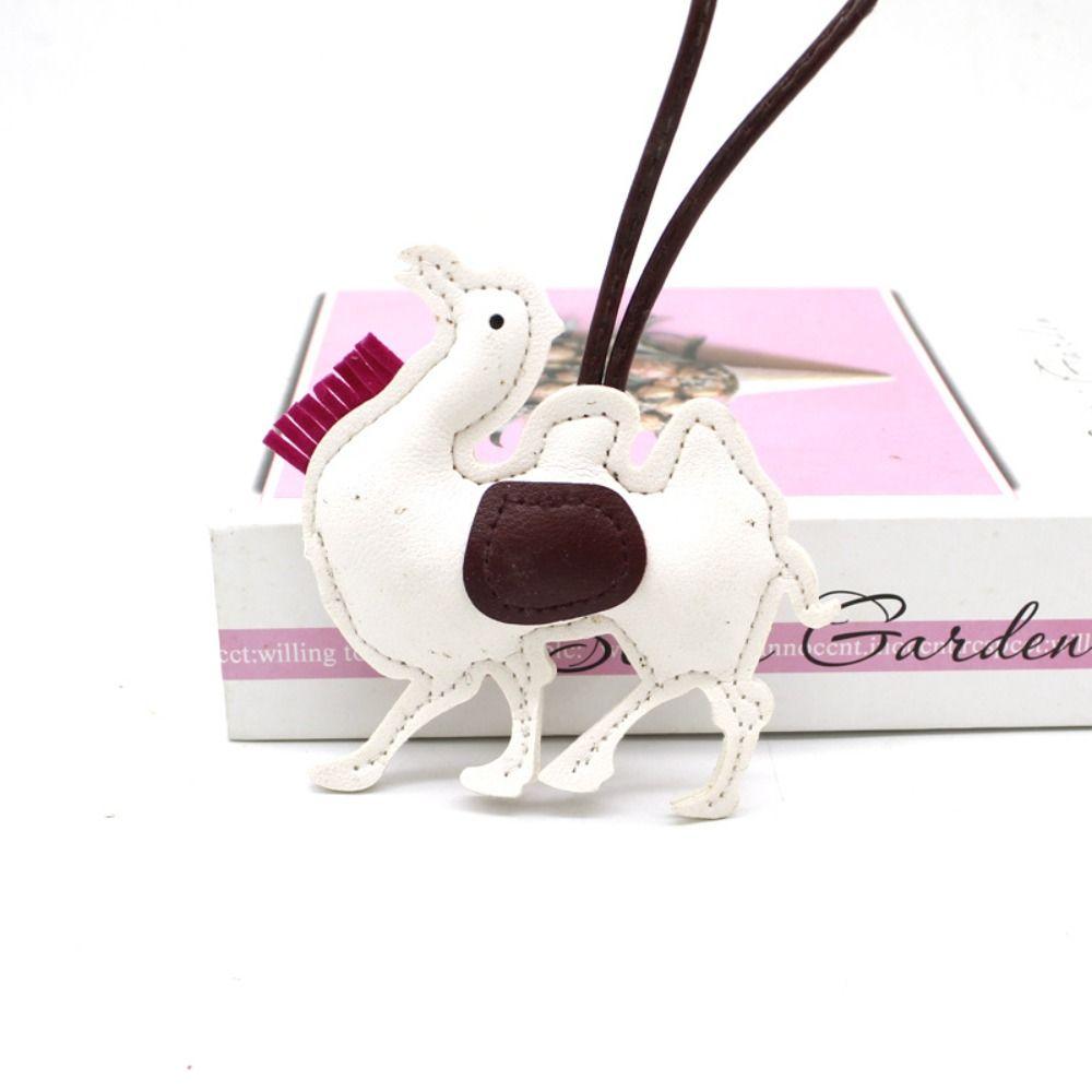 Верблюд летающие крылья слон брелок животное сумка кулон модный PU кожа вешалка для мужчин