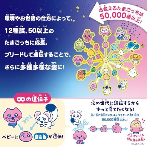 BANDAI Tamagotchi Paradise - White Glacier Premium Set (Includes Tamalabo Sticker Okojoch Paroroc) Recommended age 6 years older