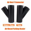 Air Vent Outlet Diesel Parking Heater Ducting 60mm 75mm Y Piece Duct Pipe Connector 3 Outlets For Car Caravan Camper VAN