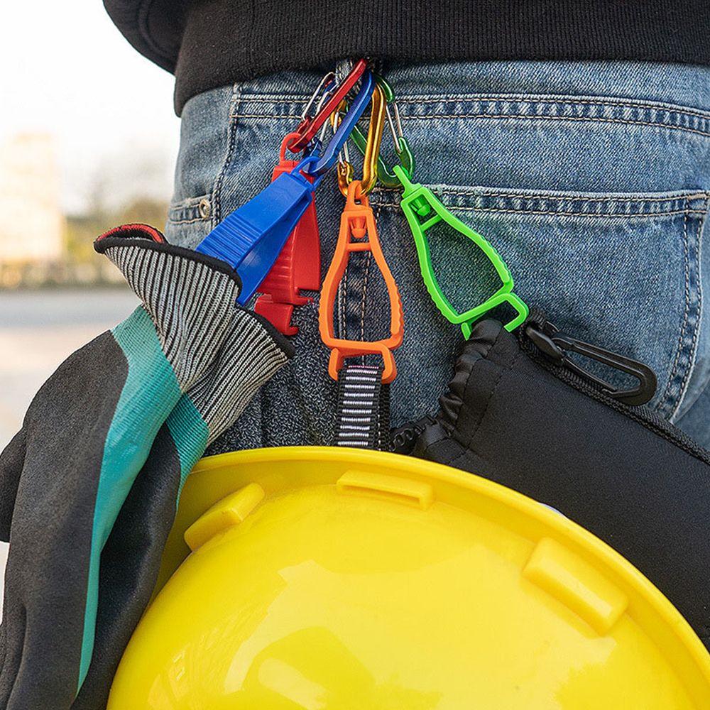 6 Colors Safety Work Tools Glove Clip Clamp Grabber Catcher Guard Labor Grabber Holder Hanger