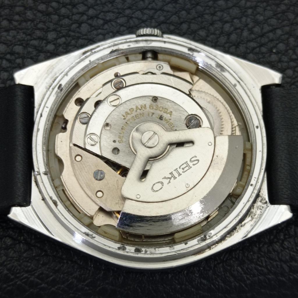 АВТОМАТИЧЕСКИЕ 6309A ВИНТАЖНЫЕ SEIKO 5 ЯПОНИЯ МУЖСКИЕ ЧАСЫ С СЕРЕБРИСТЫМ ЦИФЕРБЛАТОМ a701516-5