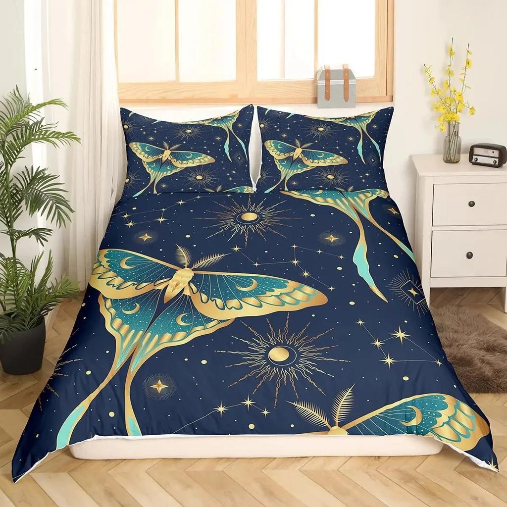 3D Символы Викинг Руны Набор Пододеяльников Комплекты Постельного Белья Полный Размер, Скандинавский Чехол для Одеяла Стиранный Чехол-Покрывало из Микрофибры