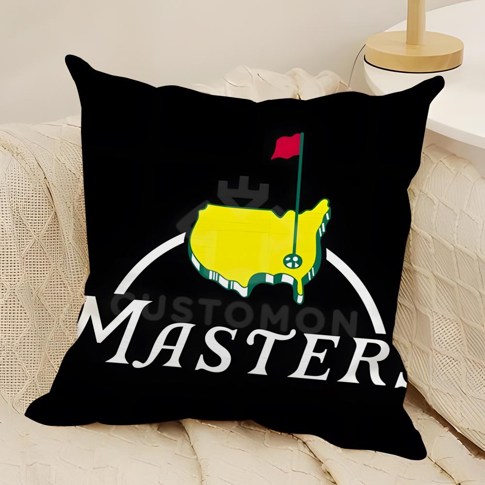 Выиграйте турнир по гольфу Honor M-Masters 2 Наволочка Натуральный лен Двусторонняя печать Декор дивана дома Чехол для подушки