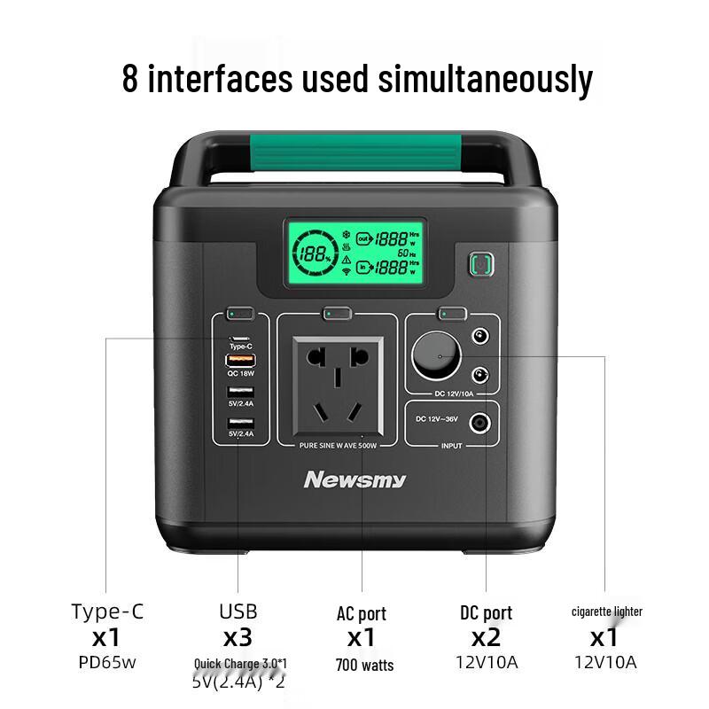 Newsmy A520 Внешний автомобильный аварийный пусковой устройство и портативная электростанция