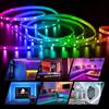 Умная Bluetooth LED 5050RGB самоклеящаяся световая лента с дистанционным управлением для создания красочной атмосферы