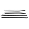 4PCS Window Moulding Trims Rubber 68161 0K010 Replacement for Toyota Hilux SR5 VIGO MK6 PICKUP 2005 To 2015