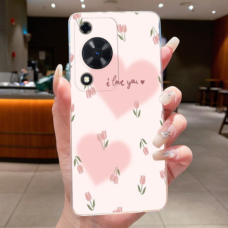Для Huawei Nova Y63 Чехол NovaY63 Y 63 Чехол для телефона Прозрачный Силиконовый Модный Цветочный ТПУ Мягкие Чехлы для Huawei Nova Y72s Задние Крышки