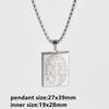 Персонализированный Memory Necklace Ювелирные изделия Сердце Прямоугольник Овал Нержавеющая сталь Ожерелья Для женщин Мужчин Аксессуары Ожерелье на годовщину