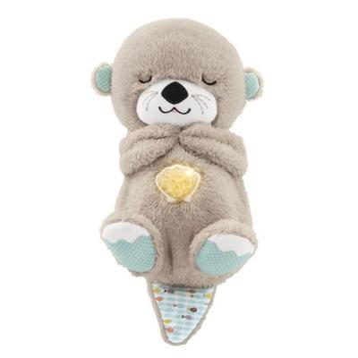 Fisher-Price — My Otter Good Night Cuddles — Музыкальный и светящийся детский плюшевый ночник — Игрушка для раннего обучения — С рождения FXC66