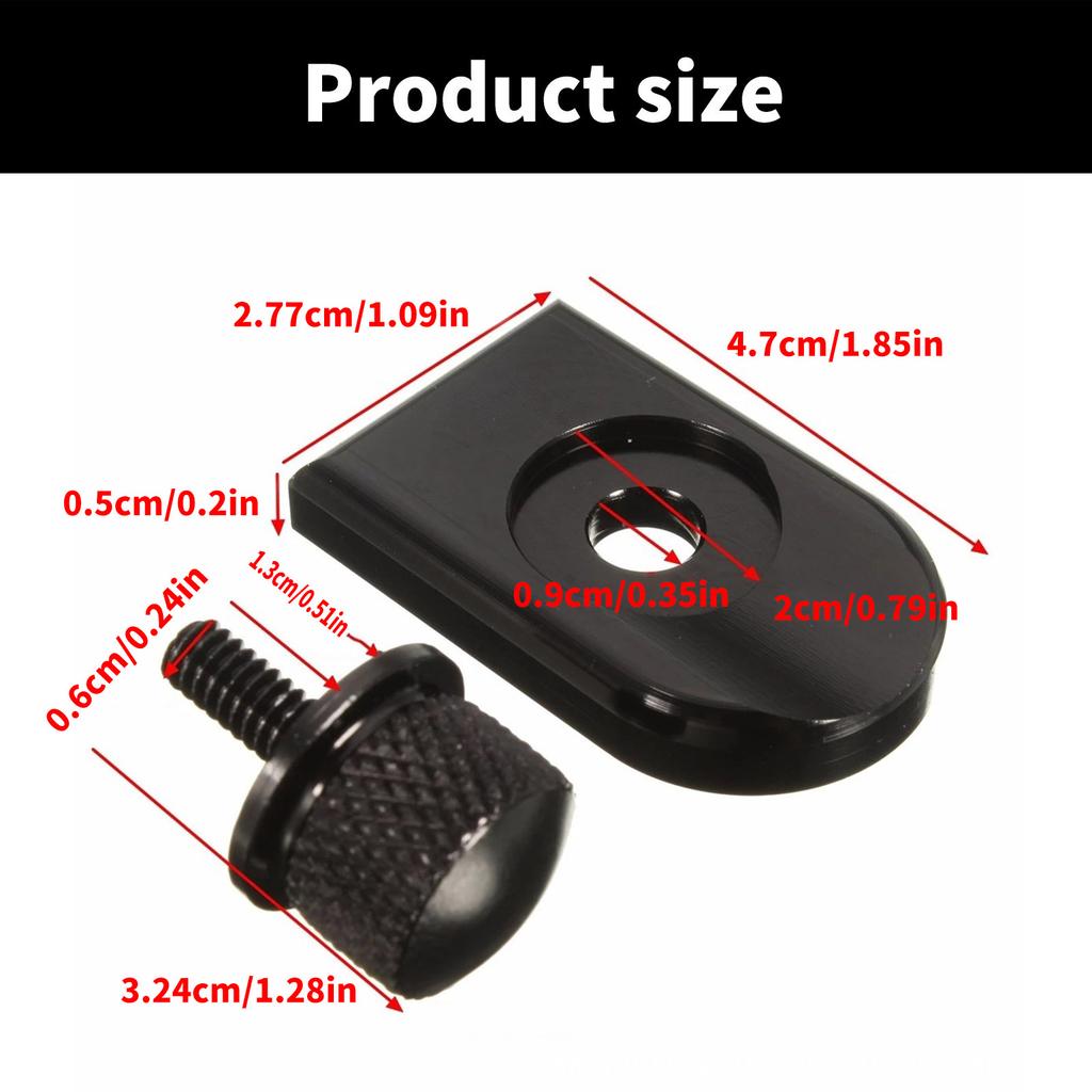 Алюминиевая вкладка для болта сиденья, винт, ручка-крышка, устойчивая к коррозии, ручка крепления сиденья, мотоциклетные аксессуары для Harley