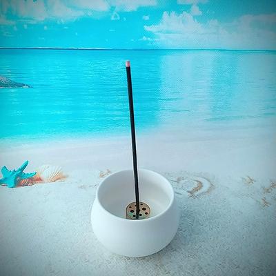 Стильный керамический держатель для благовоний в японском стиле, идеально подходит для ароматерапии, мини-буддийских алтарей и в качестве держателя для благовоний. Включает подставку для благовоний