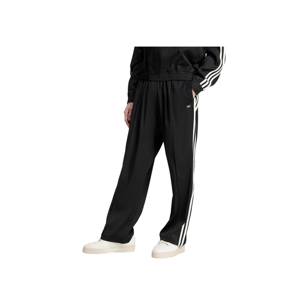 adidas Оригинальные мешковатые спортивные штаны Premium для женщин Черные JC6359