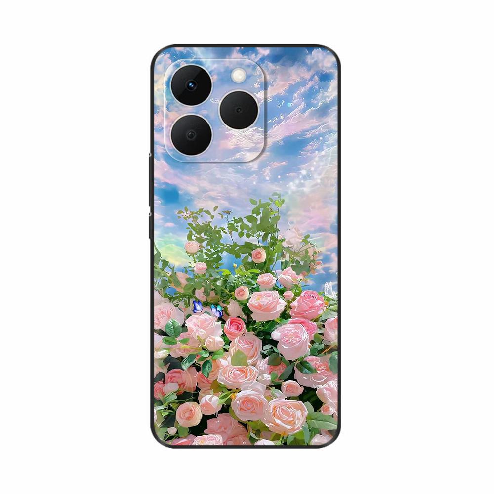 Чехол для Realme 15T Чехол Милый Мультяшный Узор Сердце Любви Задняя Крышка Силиконовые Чехлы для Телефона Для Realme 15 Pro realme15 Корпус Funda