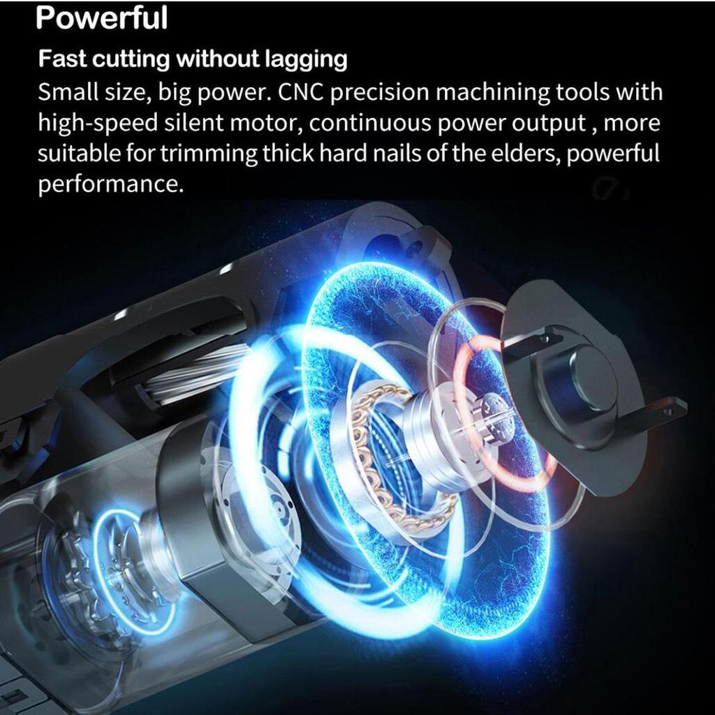 Xiaomi Seemagic электрические автоматические кусачки для ногтей с легким триммером, маникюрные ножницы для ухода за детьми и взрослыми, инструменты для тела