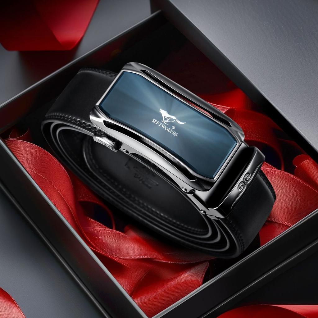 Belts for Men's High End Automatic Buckle Belt Casual Versatile Belt Holiday Gift Belt