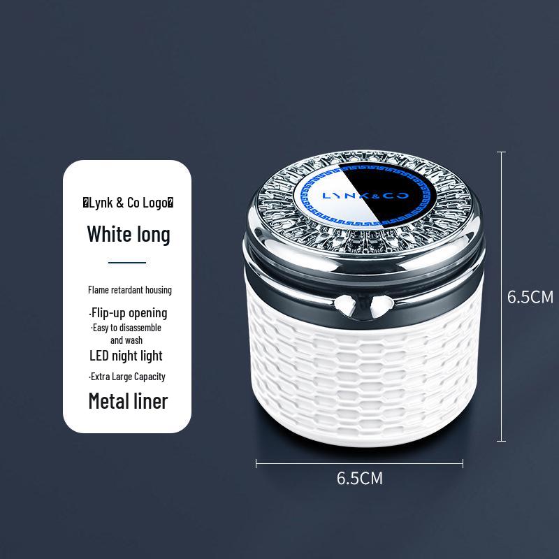 Светодиодная пепельница с крышкой для Lynk & Co New Energy ZERO (Модели 01, 02, 03, 05, 06, 09)