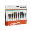 Bahco Bahcofit Coloured Handle Screwdriver Set, 10 Piece