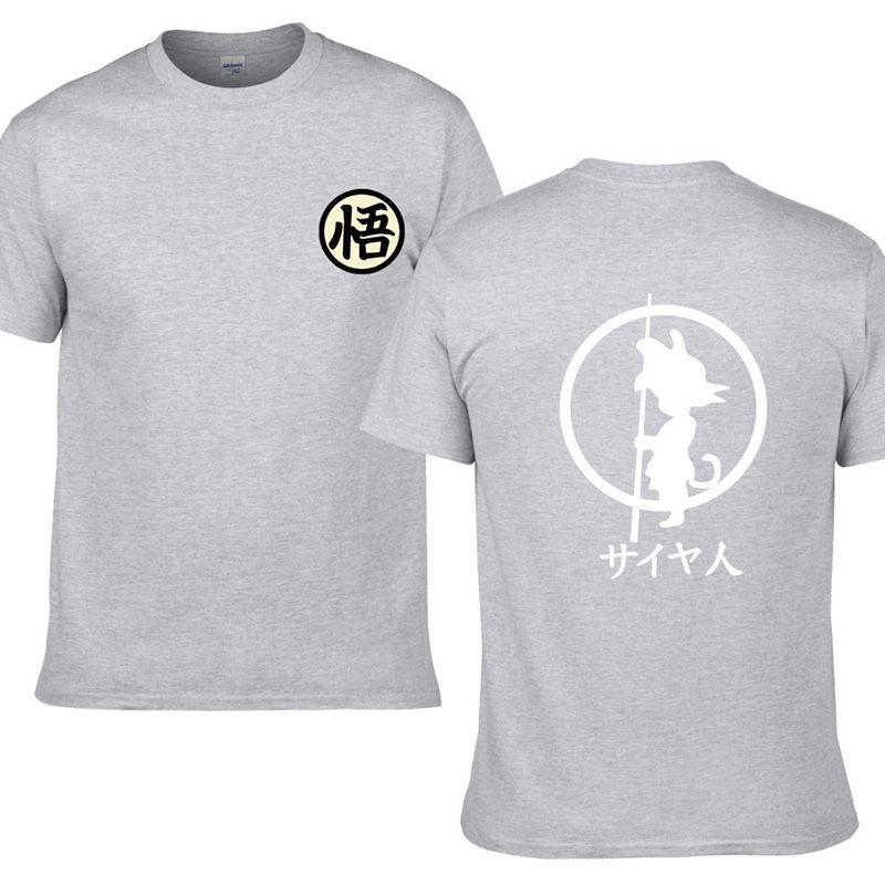 Классическая белая футболка для мужчин и женщин с графическим 3D-принтом аниме Dragon Ball