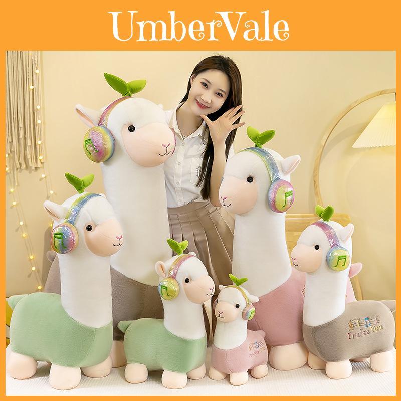 New Adorable Music Alpaca Plush Toy Female Companion Sleeping Toy Home Decor Birthday Gift