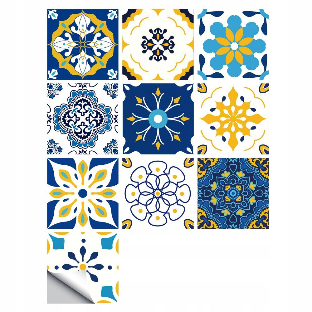Self-adhesive PVC Patchwork Panel Tiles Set of 10 Wallpaper 20X20Cm Zm-06-029