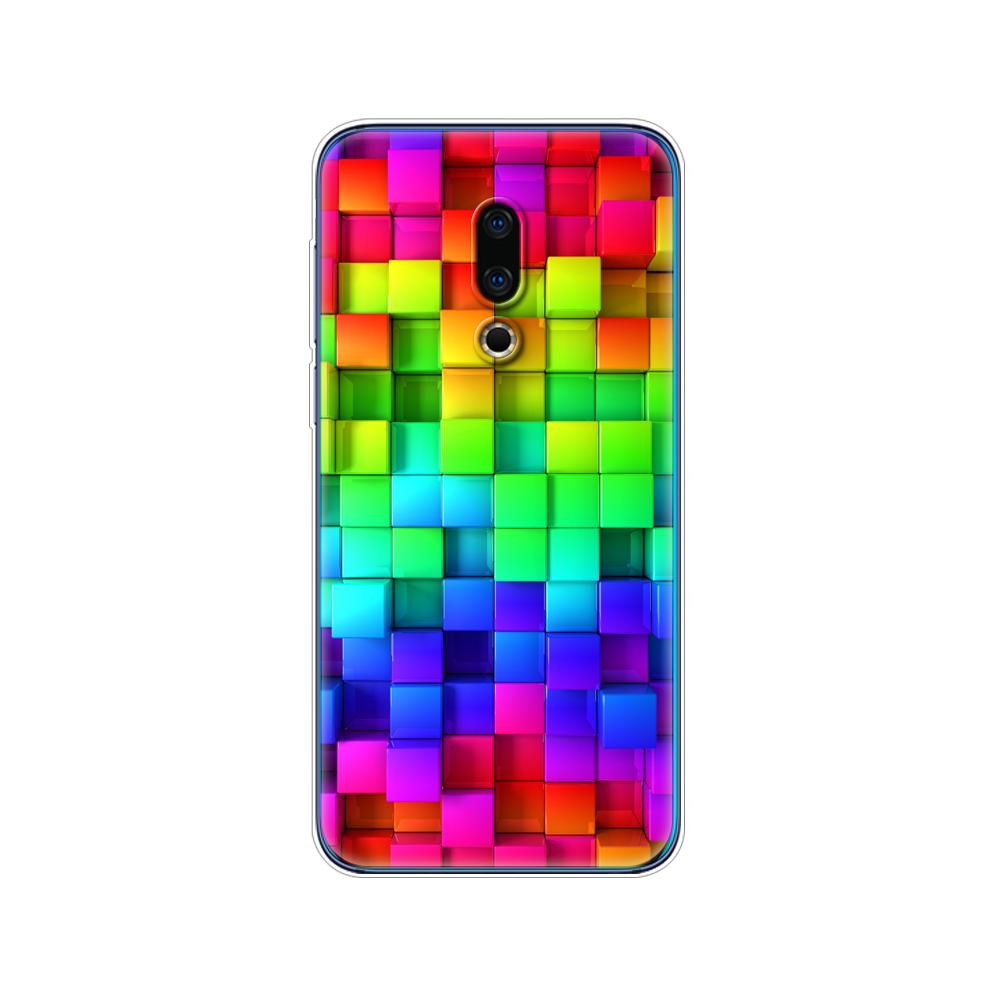 For Meizu 16th Cases 6.0'' Silicone Case For Meizu 16th Plus Etui Cover 6.5''Soft TPU Phone Back Cover Bumper Coque Etui Cartoon