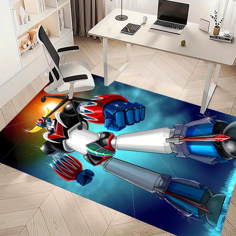 UFO Robo Grendizer2 Printed Absorbent Washable Carpet, Non-Slip Bathroom Mats, Kitchen Rugs, Yoga Mat,Living Room Entrance, Camping Picnic Rugs