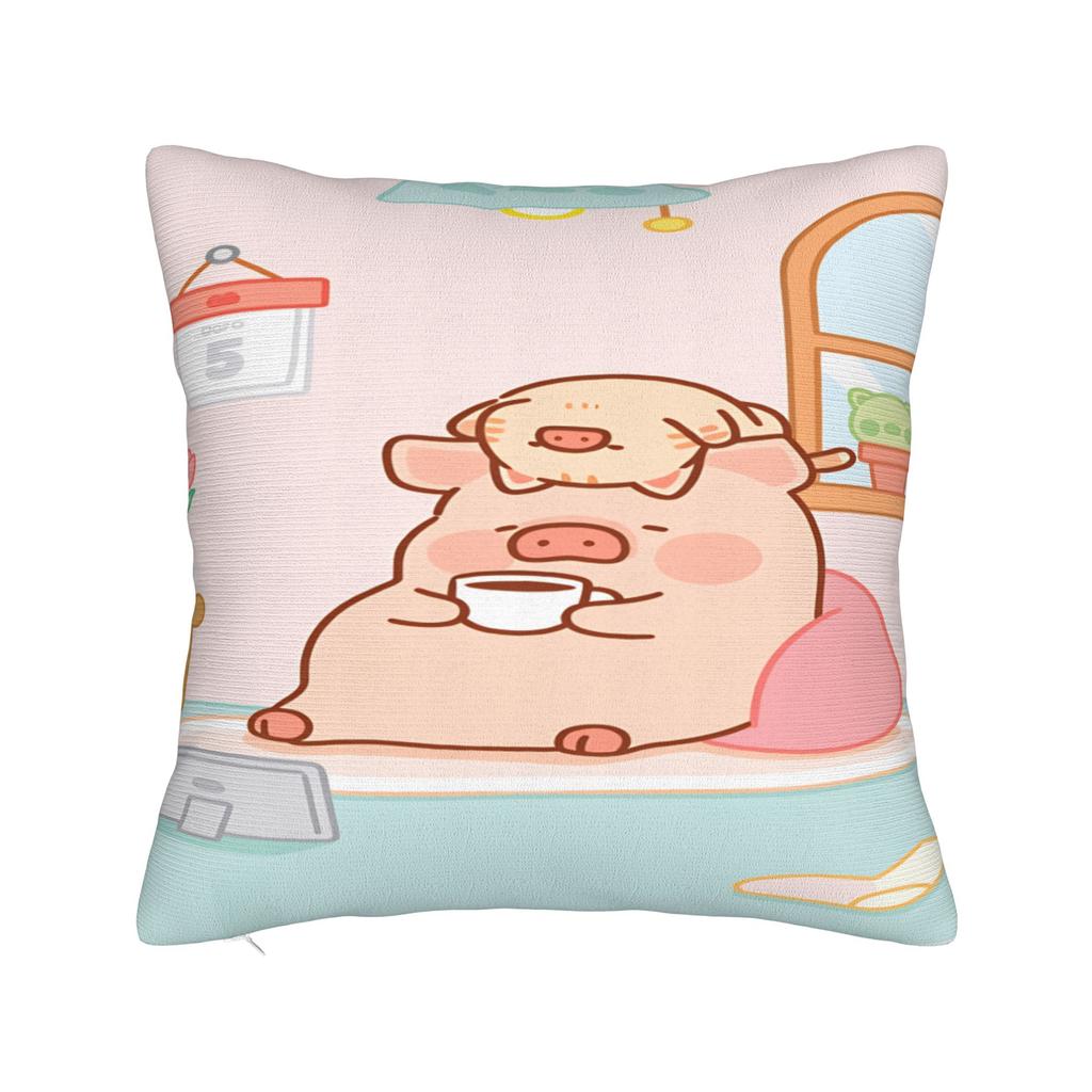 Наволочки L-Lulu Pig Современная наволочка для дивана, автомобиля, домашнего декора Графическая наволочка