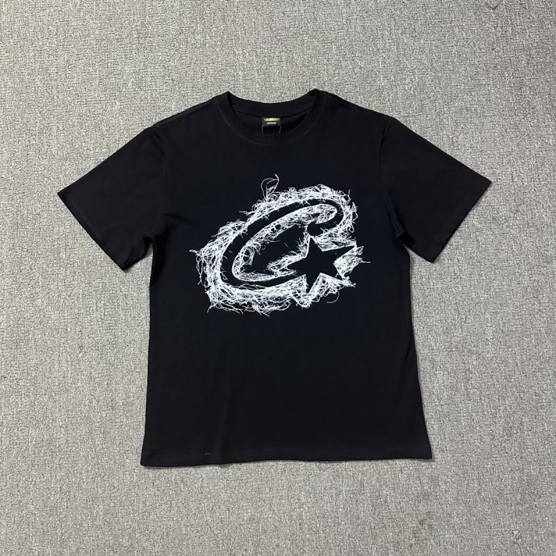 Cortiez American Style Graphic T-Shirt Young Men Loose Fit Crew Neck Short Sleeve