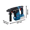 Perforateur SDS-PLUS Bosch Professional GBH 18V-24 C + 2 batteries 5.0Ah + Chargeur GAL 1880 - 0611923003