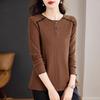 Spring and Autumn Base Shirt Women's Long Sleeve T-shirt Loose Fitting Clothes In Plus Size