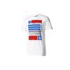Adidas Originals Archive Label Print Short Sleeve T-Shirt Men Tops White BQ3043