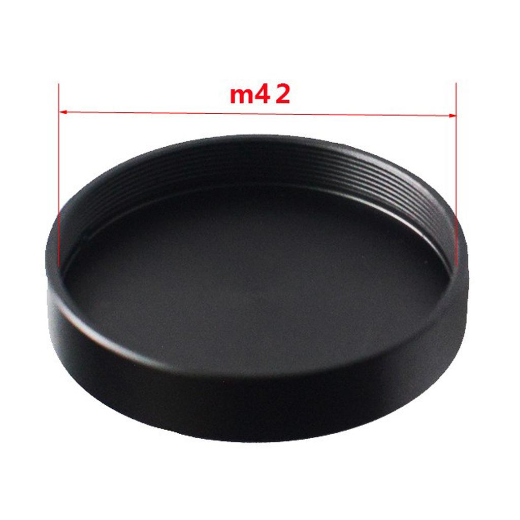 Пылезащитный колпачок для объектива телескопа M42/M48/M54x0.75mm, черный алюминиевый защитный чехол, крышка окуляра астрономического телескопа