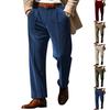 Men's Relaxed-Fit Casual Business Casual Long Pants For Everyday Wear And Vacations