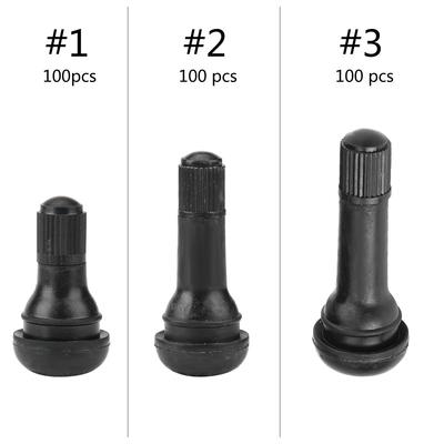 100 шт., сменная защелка для автомобиля и мотоцикла, шток клапана шины