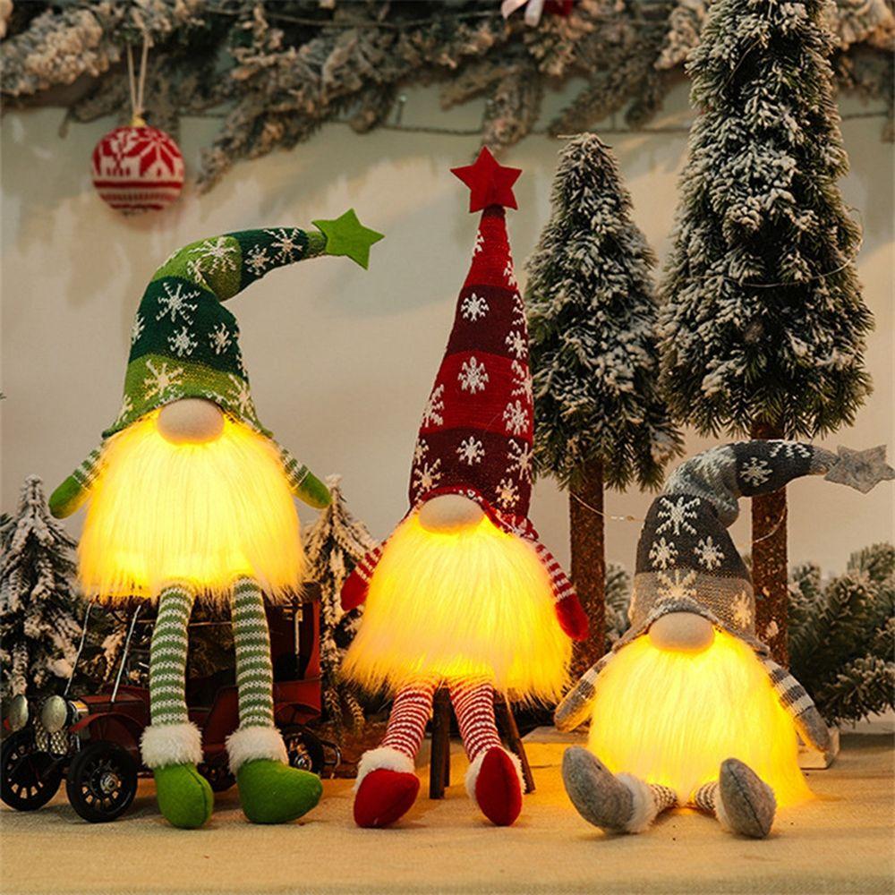 Gifts Desktop Ornaments Christmas  Ornaments Xmas Decorations Home Window  Decor Faceless  Doll