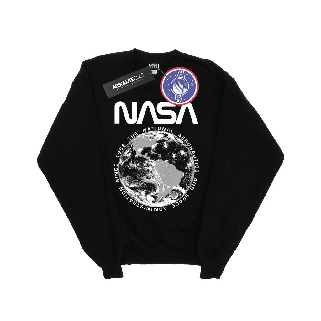 NASA Mens Planet Earth Sweatshirt