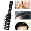 Мужская вентилируемая расческа для волос, портативная антистатическая расческа для сушки феном, профессиональная расческа для укладки и распутывания волос с эргономичной ручкой
