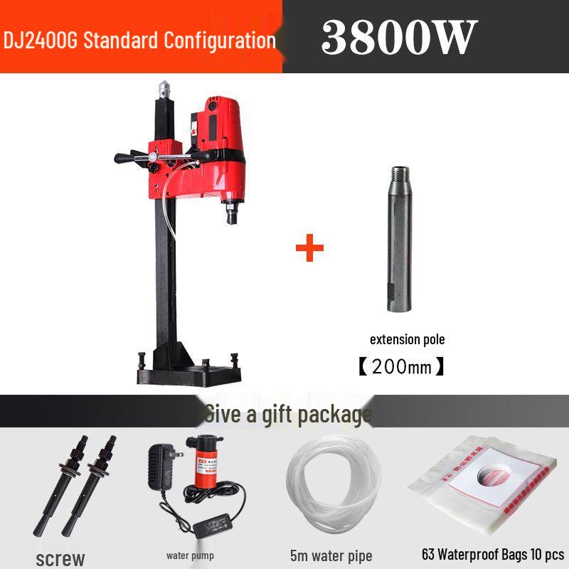 Dingjian High-Power Waterless Diamond Core Drill for Concrete and Engineering.