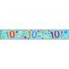 10th Birthday Foil Banner (6 Pack)
