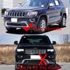 For Jeep Grand Cherokee 2014 2015 2016 Front Bumper Lower Grille Filler Trim Headlight Under Trim Cover Cap Bezel