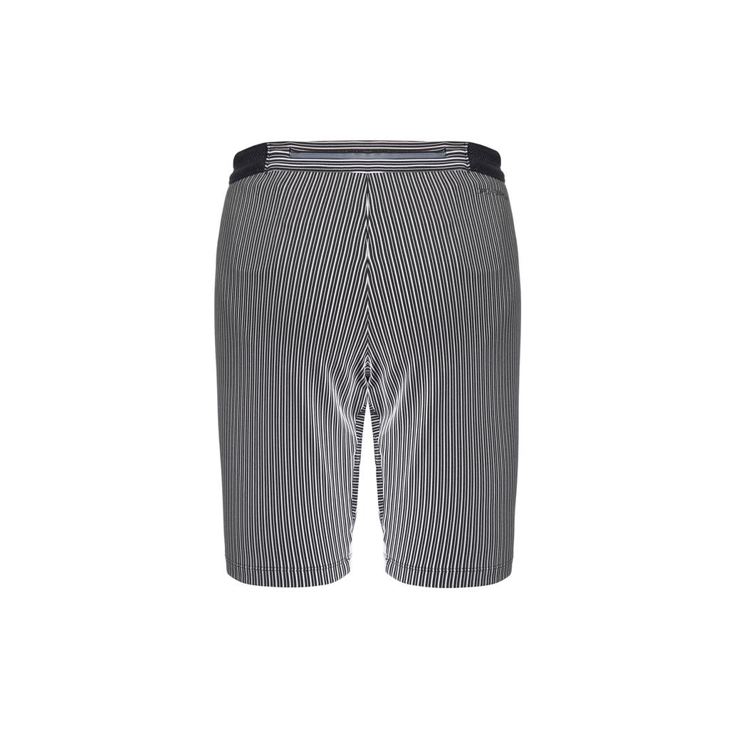 Nike Elastic Waist Striped Slim-Fit Shorts Men Bottoms Gray DM4623-015