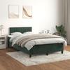 3141416 vidaXL Divan Bed and Mattress Dark Green 120x200cm Velvet