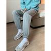 Women Solid Color Velvet Fashion Sport Winter Sweatpants Loose Casual Thick Plush Trousers